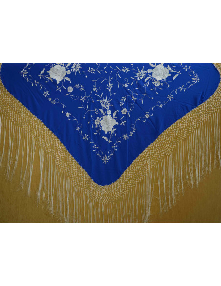 Mantón mano seda 110cm