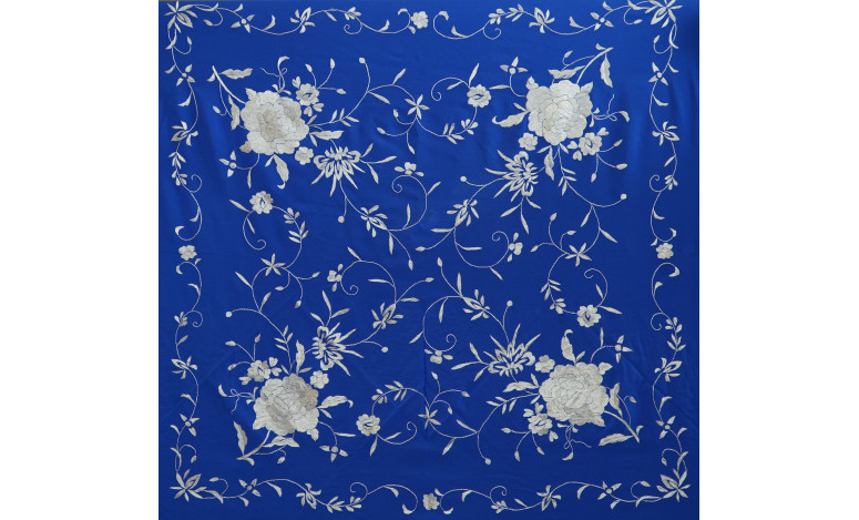 Mantón mano seda 110cm