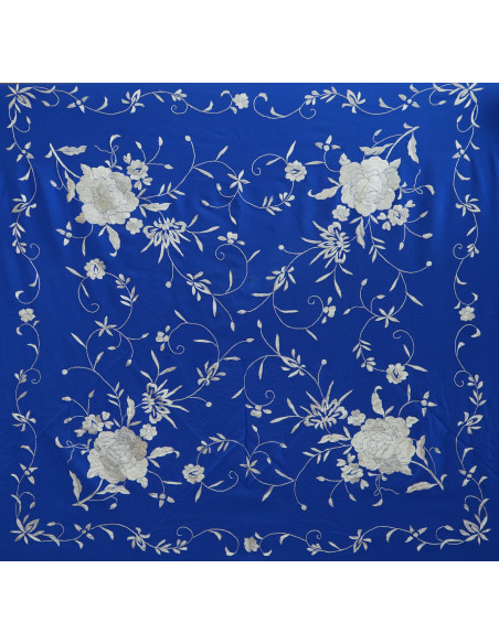 Mantón mano seda 110cm