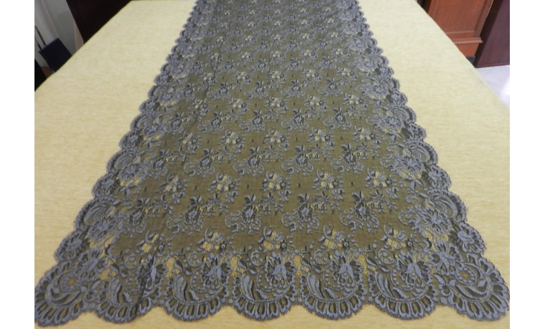 Mantilla máquina 100*220 negro-plata