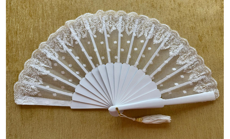 Abanico novia plumeti