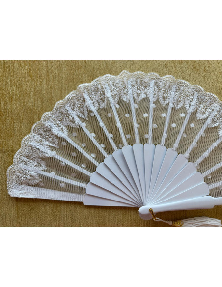 Abanico novia plumeti