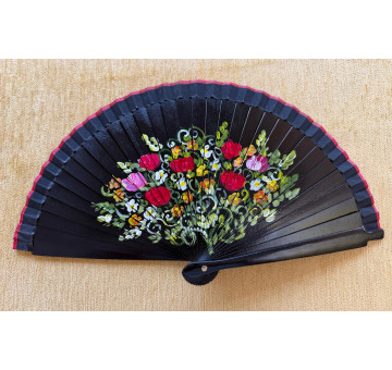 Abanico bolso flor