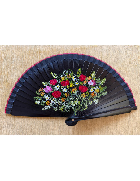 Abanico bolso flor