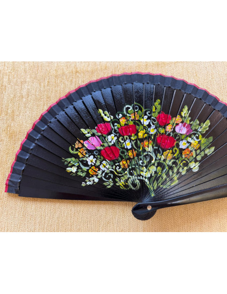 Abanico bolso flor