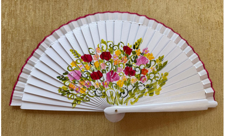 Abanico bolso flor