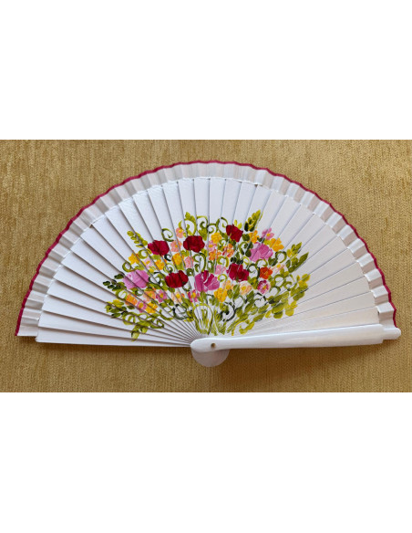 Abanico bolso flor