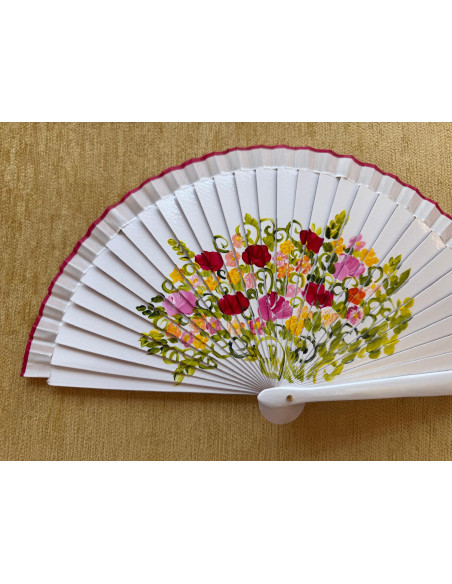 Abanico bolso flor
