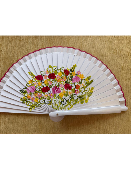 Abanico bolso flor
