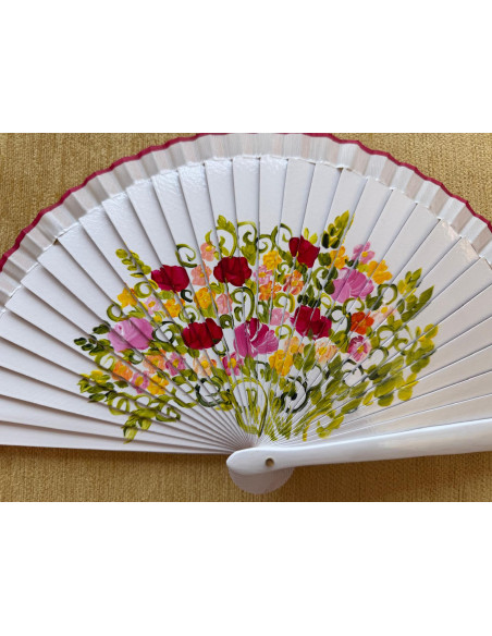 Abanico bolso flor