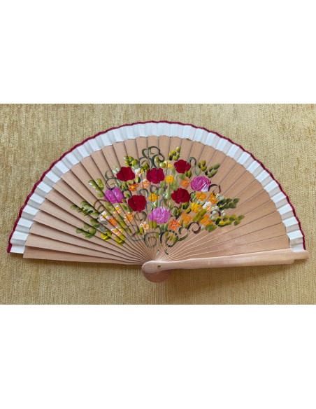 Abanico bolso flor