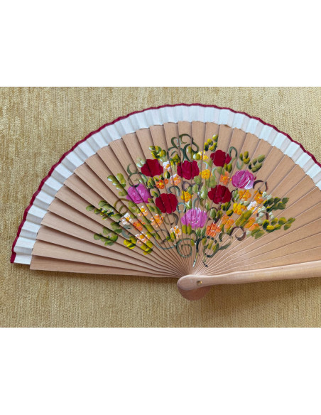 Abanico bolso flor