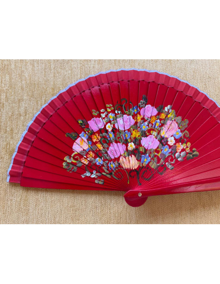 Abanico bolso flor