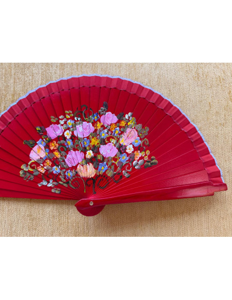 Abanico bolso flor