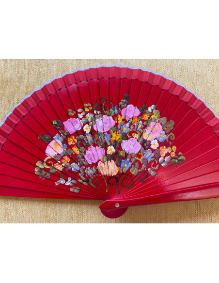 Abanico bolso flor
