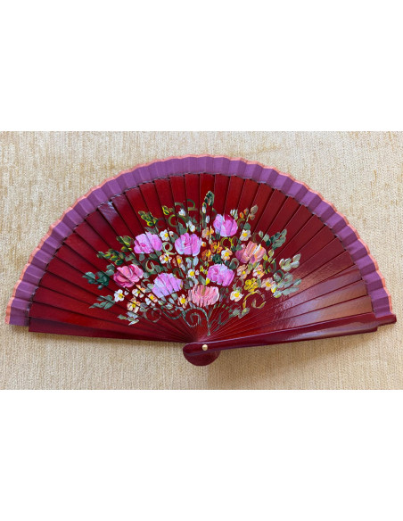 Abanico bolso flor