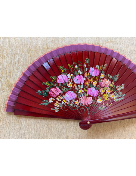 Abanico bolso flor