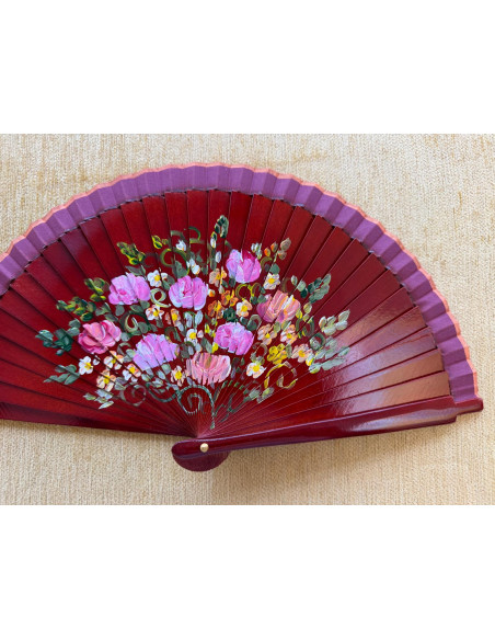 Abanico bolso flor