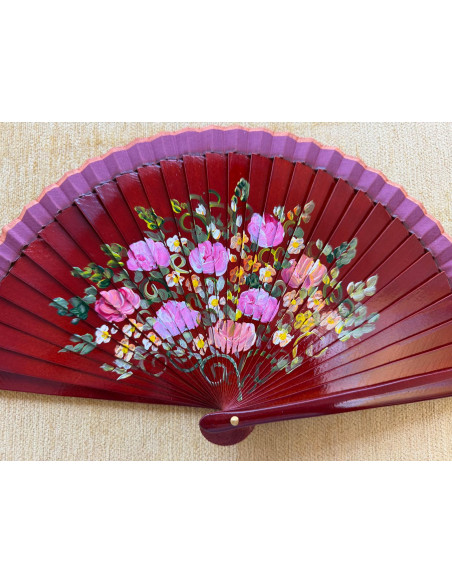Abanico bolso flor