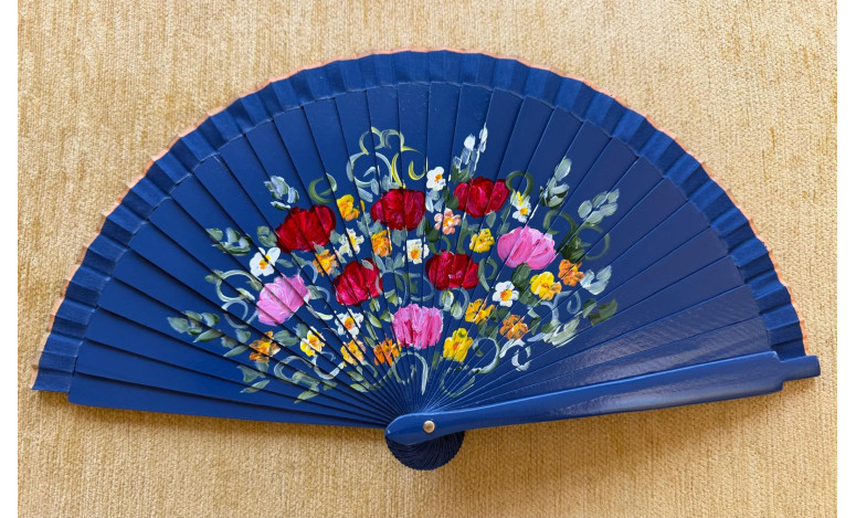 Abanico bolso flor