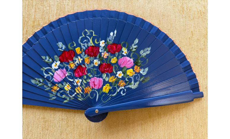 Abanico bolso flor