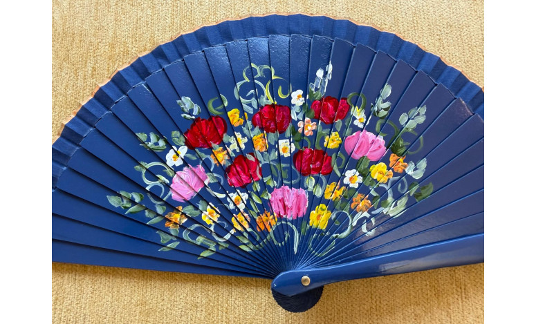 Abanico bolso flor