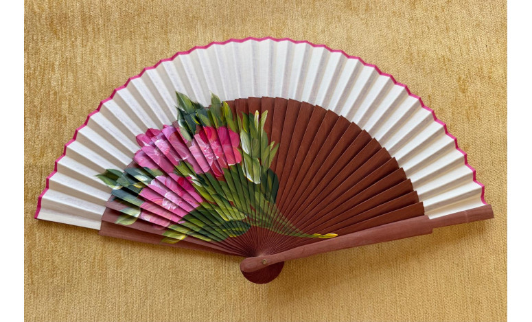 Abanico peral flores