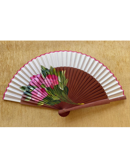 Abanico peral flores