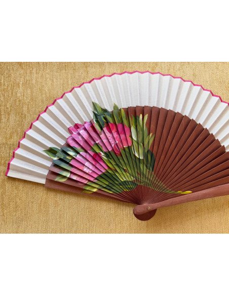 Abanico peral flores