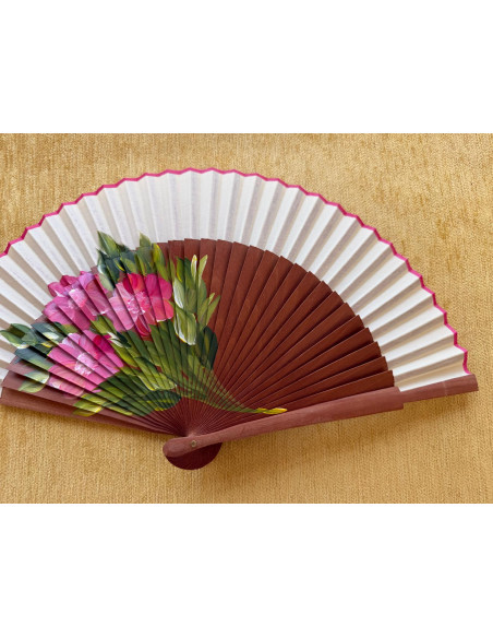 Abanico peral flores