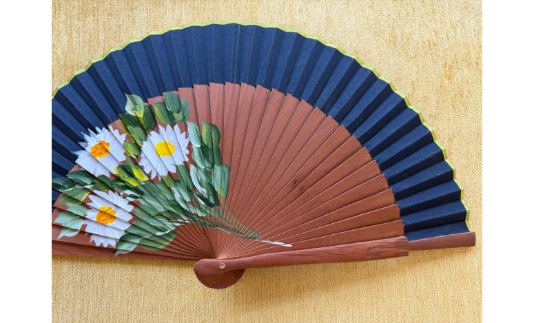 Abanico peral margaritas