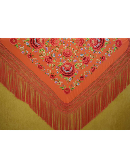 Mantón mano seda 140cm
