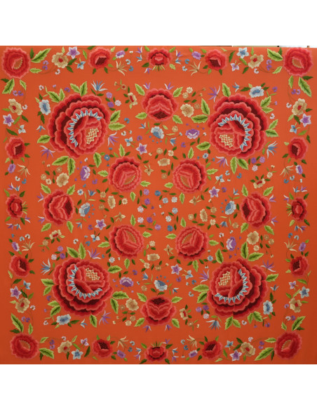 Mantón mano seda 140cm