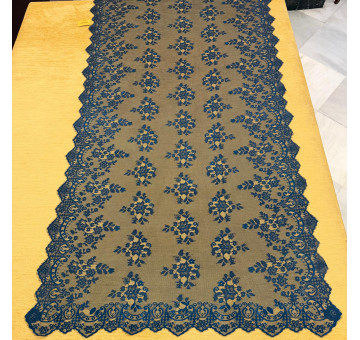 Mantilla máquina azul marino 120*240