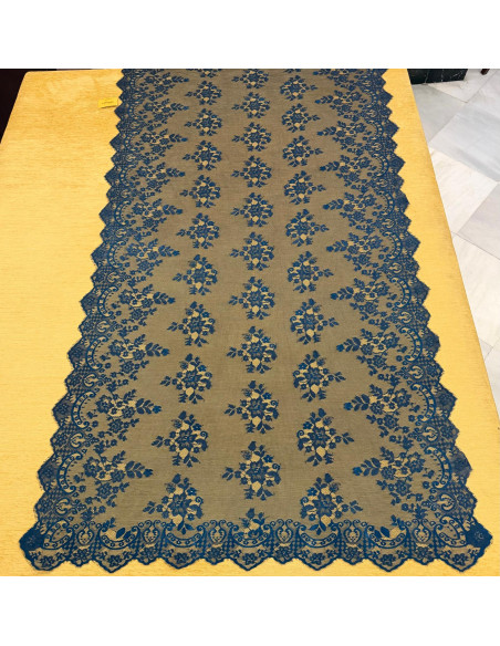 Mantilla máquina azul marino 120*240