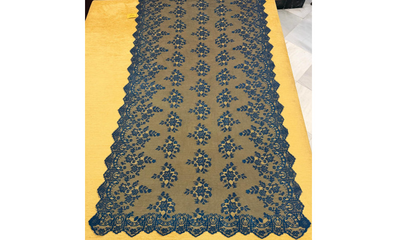 Mantilla máquina azul marino 120*240