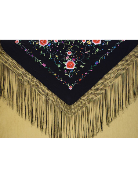 Mantón mano seda 115cm