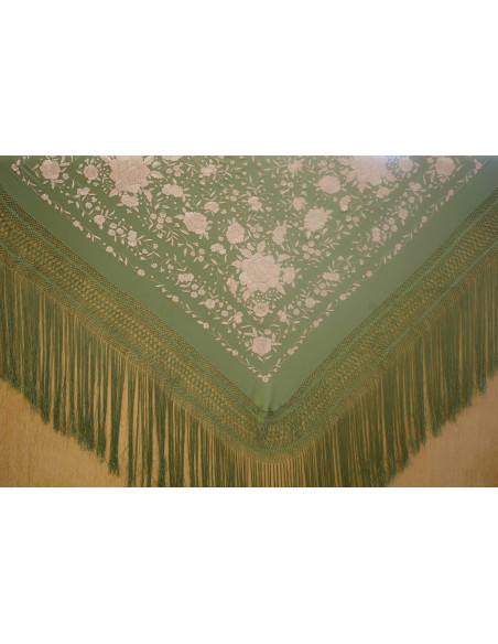Mantón mano seda 140cm