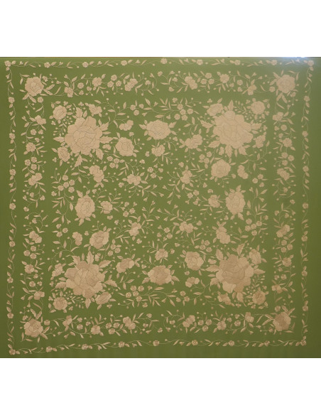 Mantón mano seda 140cm