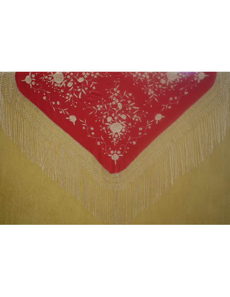 Mantón mano seda 115cm