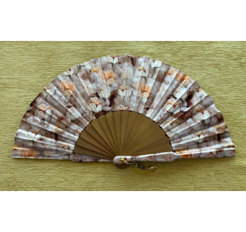 Abanico batik flores 2