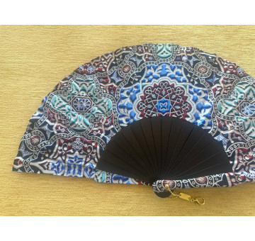 Abanico seda arabesco 2