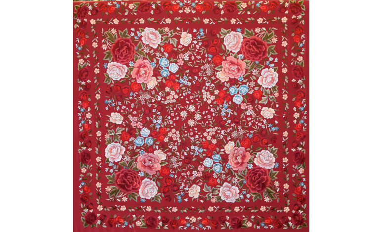 Mantón mano seda 140cm