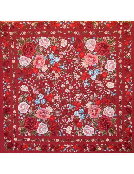 Mantón mano seda 140cm