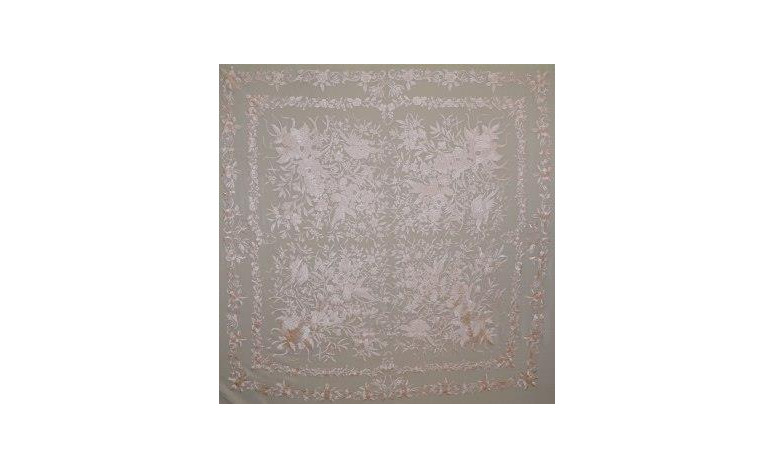 Mantón mano seda 140cm