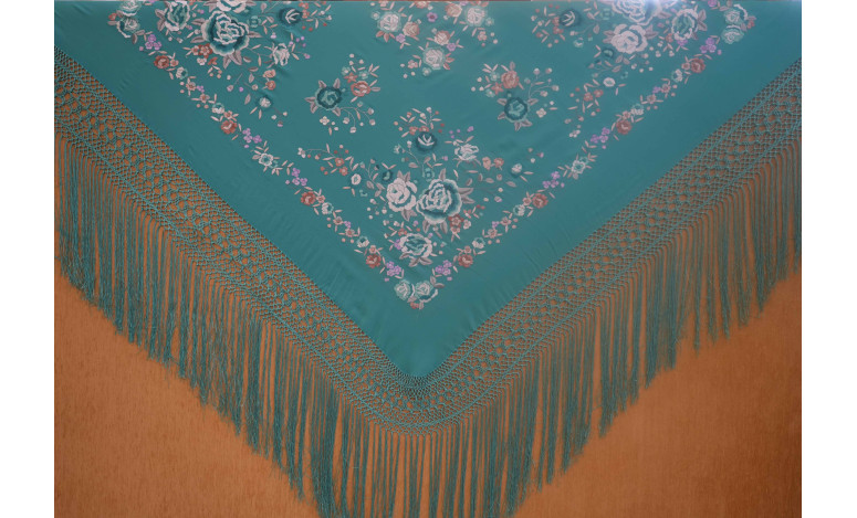 Mantón mano seda 140cm