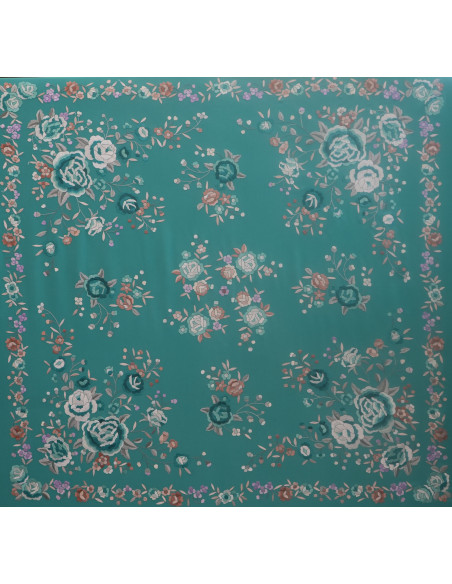 Mantón mano seda 140cm