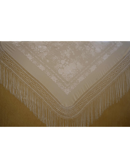 Mantón mano seda 140cm