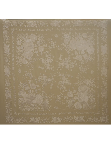 Mantón mano seda 140cm