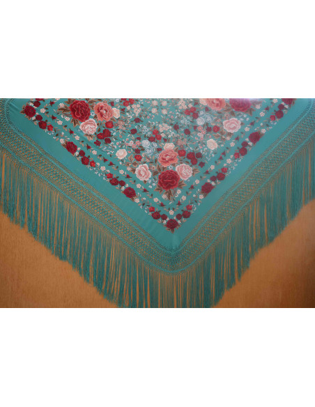 Mantón mano seda 140cm
